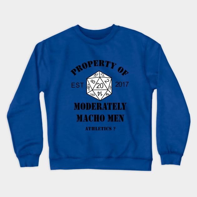 Moderately Macho Men - Athletics? Crewneck Sweatshirt by mennell